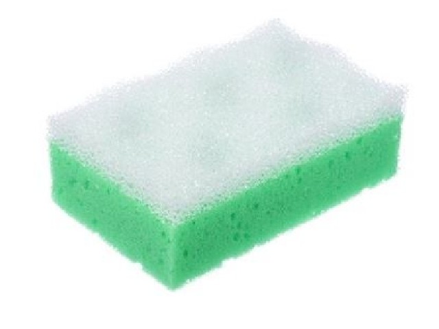 Мочалка из поролона с массажным слоем прямоугольная Банные штучки 32603